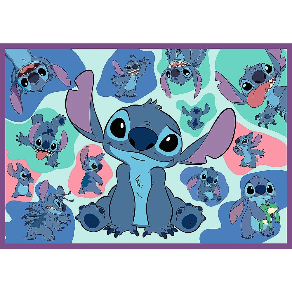 PUZZLE TREFL 4X250 DISNEY UIMITORUL STITCH, TREFL 4X250