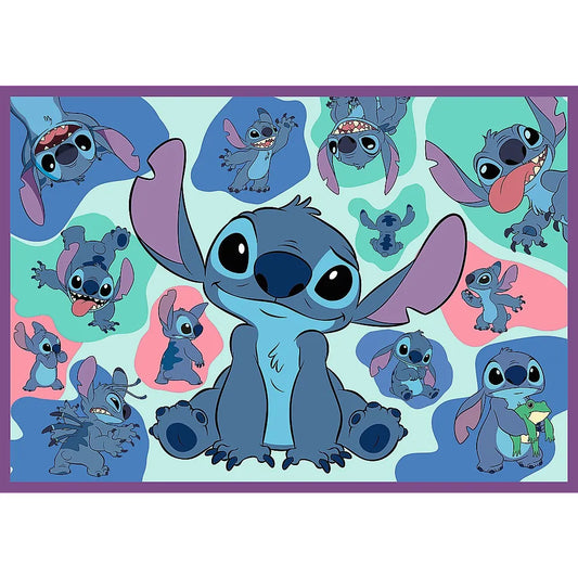PUZZLE TREFL 4X250 DISNEY UIMITORUL STITCH, TREFL 4X250