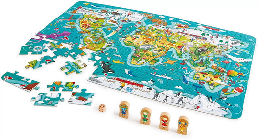 HAPE PUZZLE 2-IN-1 TURUL LUMII, HAPE