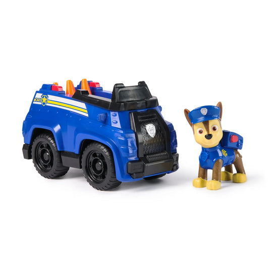 PATRULA CATELUSILOR SET VEHICUL DE BAZA PATROL CRUISER SI FIGURINA CHASE, PATRULA CATELUSILOR