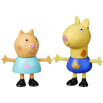 PEPPA PIG PRIETENI BUNI SET 2 FIGURINE PISICA CANDY SI GIRAFA GERALD, PEPPA PIG