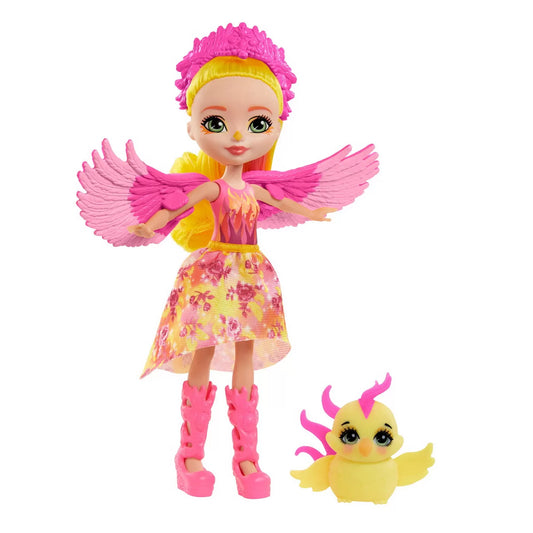ENCHANTIMALS PAPUSI SI ANIMALUTE FALON PHOENIX SI SUNRISE, ENCHANTIMALS - PAPUSI