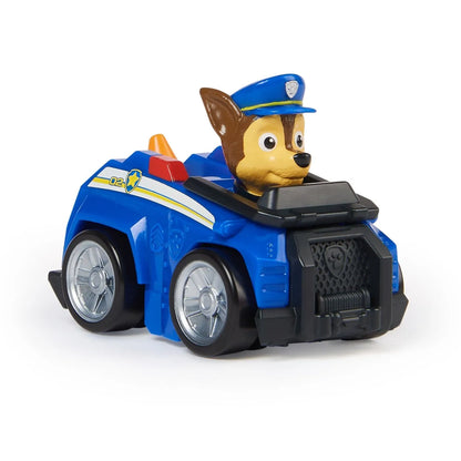 PATRULA CATELUSILOR PUP SQUAD RACERS VEHICUL CU FIGURINA CHASE, PATRULA CATELUSILOR