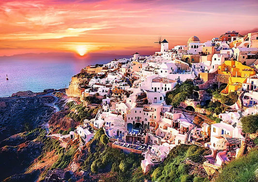 PUZZLE TREFL 1000 APUS IN SANTORINI, TREFL 1000P