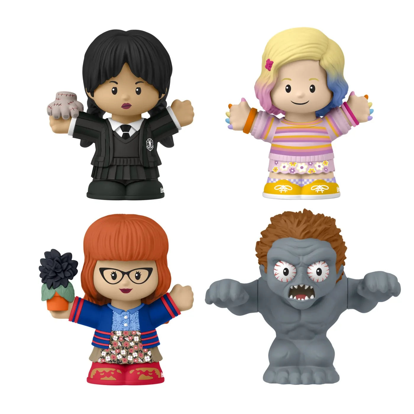 LITTLE PEOPLE WEDNESDAY SET 4 FIGURINE, LITTLE PEOPLE