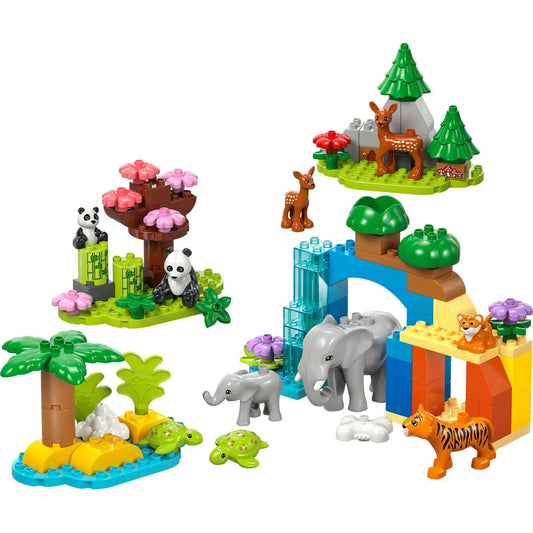 LEGO DUPLO FAMILII DE ANIMALE SALBATICE 3 ÎN 1 10446, LEGO DUPLO