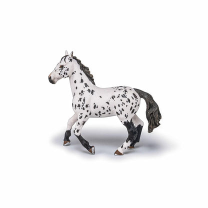 PAPO FIGURINA IAPA APPALOOSA NEAGRA, RASE DE CAI SI PONEI