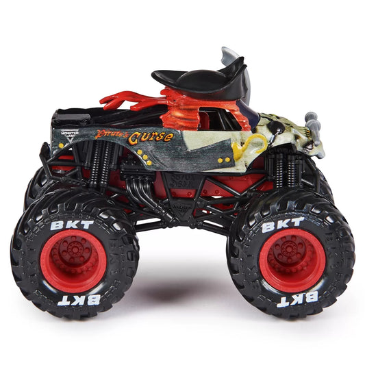 MONSTER JAM MASINUTA METALICA PIRATE'S CURSE SCARA 1 LA 64, MONSTER JAM