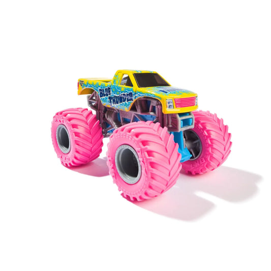 MONSTER JAM MASINUTA METALICA BLUE THUNDER SCARA 1 LA 64, MONSTER JAM