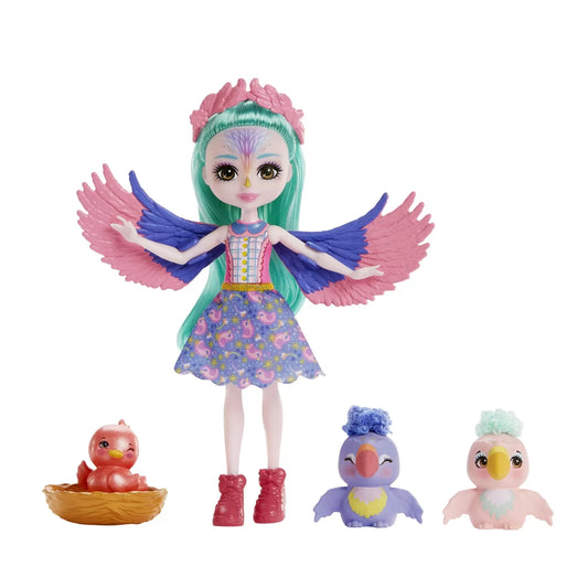 ENCHANTIMALS CITY TAILS MAIN STREET FAMILIA FILIEI FINCH, ENCHANTIMALS - SET