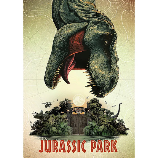 PUZZLE TREFL 1000 PREMIUM PLUS JURASSIC PARK, TREFL 1000P