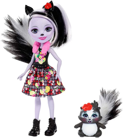 ENCHANTIMALS PAPUSI CU ANIMALUTE SAGE SKUNK SI CAPER, ENCHANTIMALS - PAPUSI