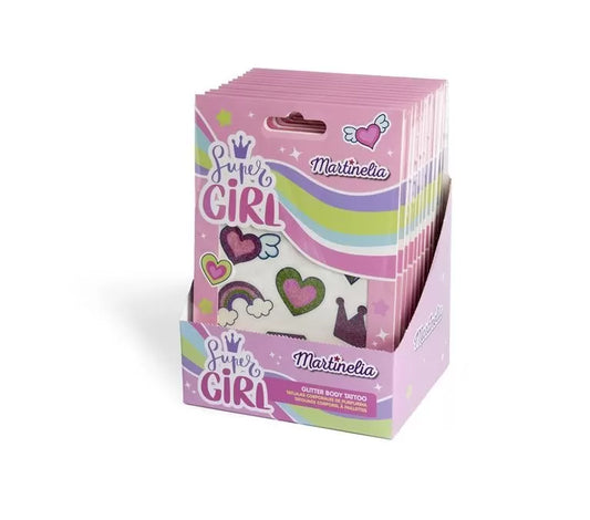 MARTINELIA SUPER GIRL TATUAJE CU SCLIPICI, SUPER GIRL