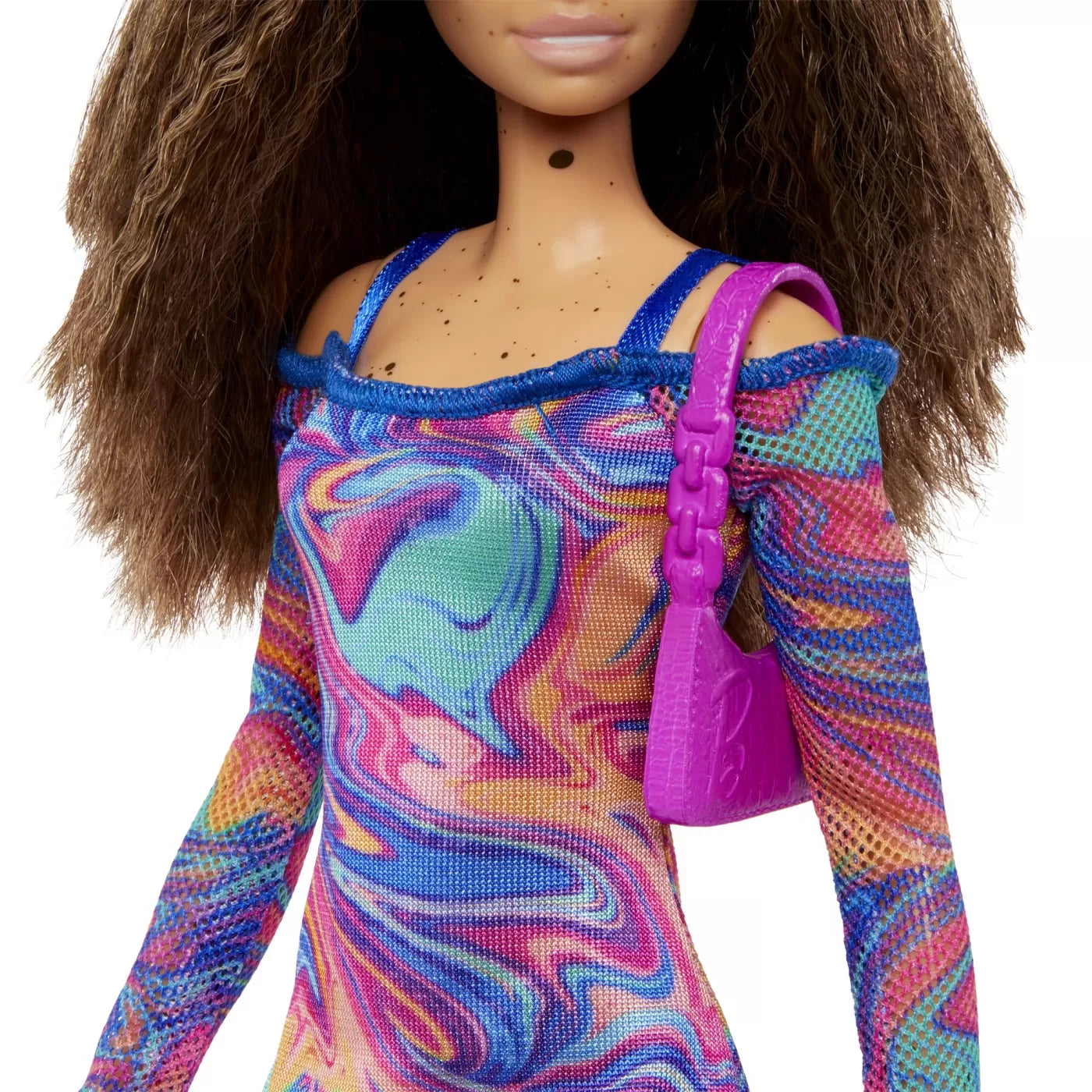 PAPUSA BARBIE FASHIONISTA SATENA CU PISTRUI, BARBIE - FASHIONISTAS