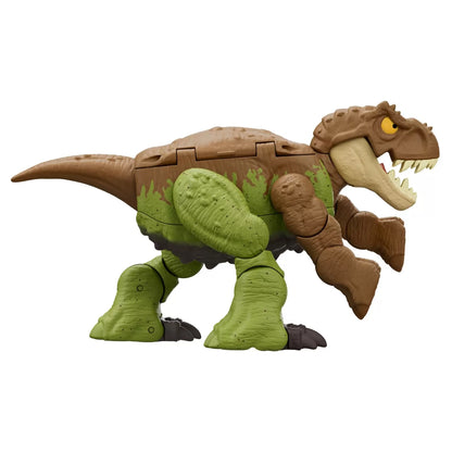 JURASSIC WORLD FIERCE CHANGERS DOUBLE DANGER DINOZAUR TRANSFORMABIL TYRANNOSAURUS REX SI ANKYLOSAURUS MARO, JURASSIC WORLD