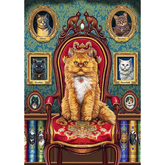 PUZZLE TREFL 1000 PREMIUM PLUS IUBITOR DE PISICI, TREFL 1000P