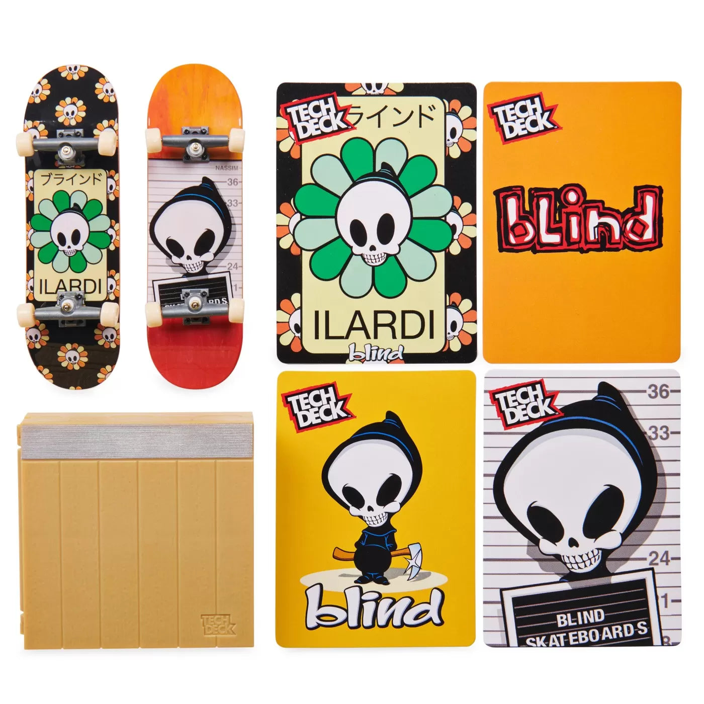 TECH DECK FINGERBOARD PACHET CU OBSTACOL BLIND, TECH DECK