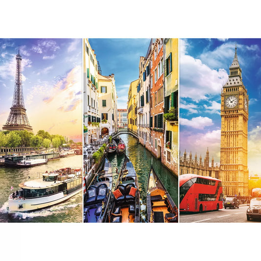 PUZZLE TREFL 4000 CALATORIE IN EUROPA, TREFL 4000P