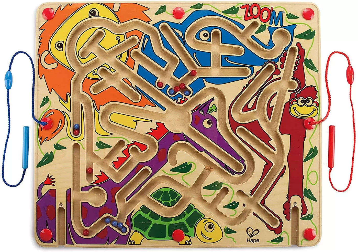 HAPE LABIRINT MAGNETIC ZOO&#39;M - DISTRACTIE LA DUBLU, HAPE