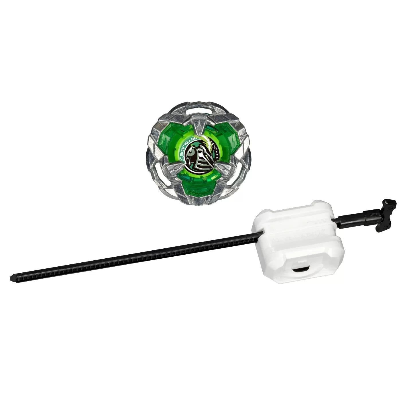 BEYBLADE X LET IT RIP SET LANSATOR SI ROATA HELM KNIGHT 3-80N, BEY BLADE