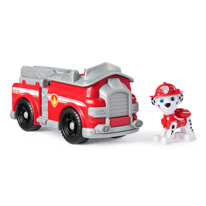 PATRULA CATELUSILOR SET VEHICUL DE BAZA MASINA DE POMPIERI SI FIGURINA MARSHALL, PATRULA CATELUSILOR