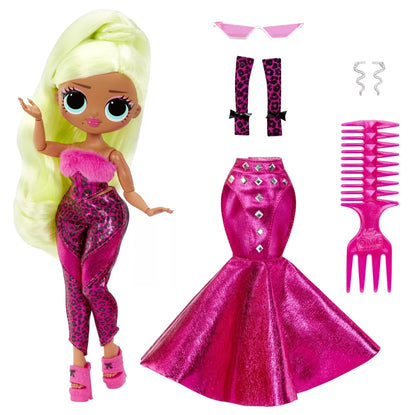 L.O.L. SURPRISE! OMG LADY DIVA PAPUSA FASHIONISTA CU ACCESORII, LOL SURPRISE