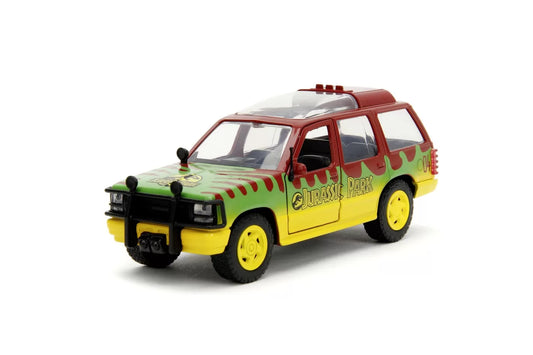 JADA JURASSIC WORLD MASINUTA METALICA FORD EXPLORE 1993 SCARA 1:32, JADATOYS