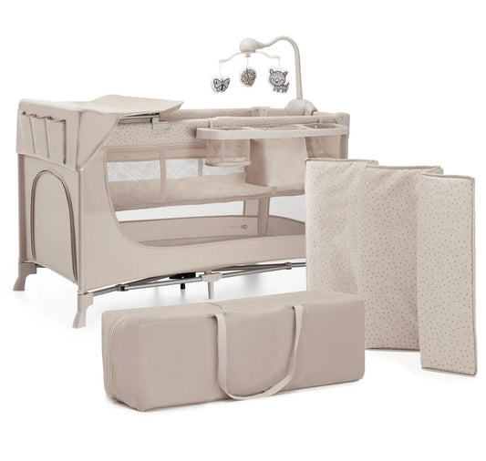 PATUT TRAVEL KINDERKRAFT JOY2, CU ACCESORII, BEIGE, KINDERKRAFT