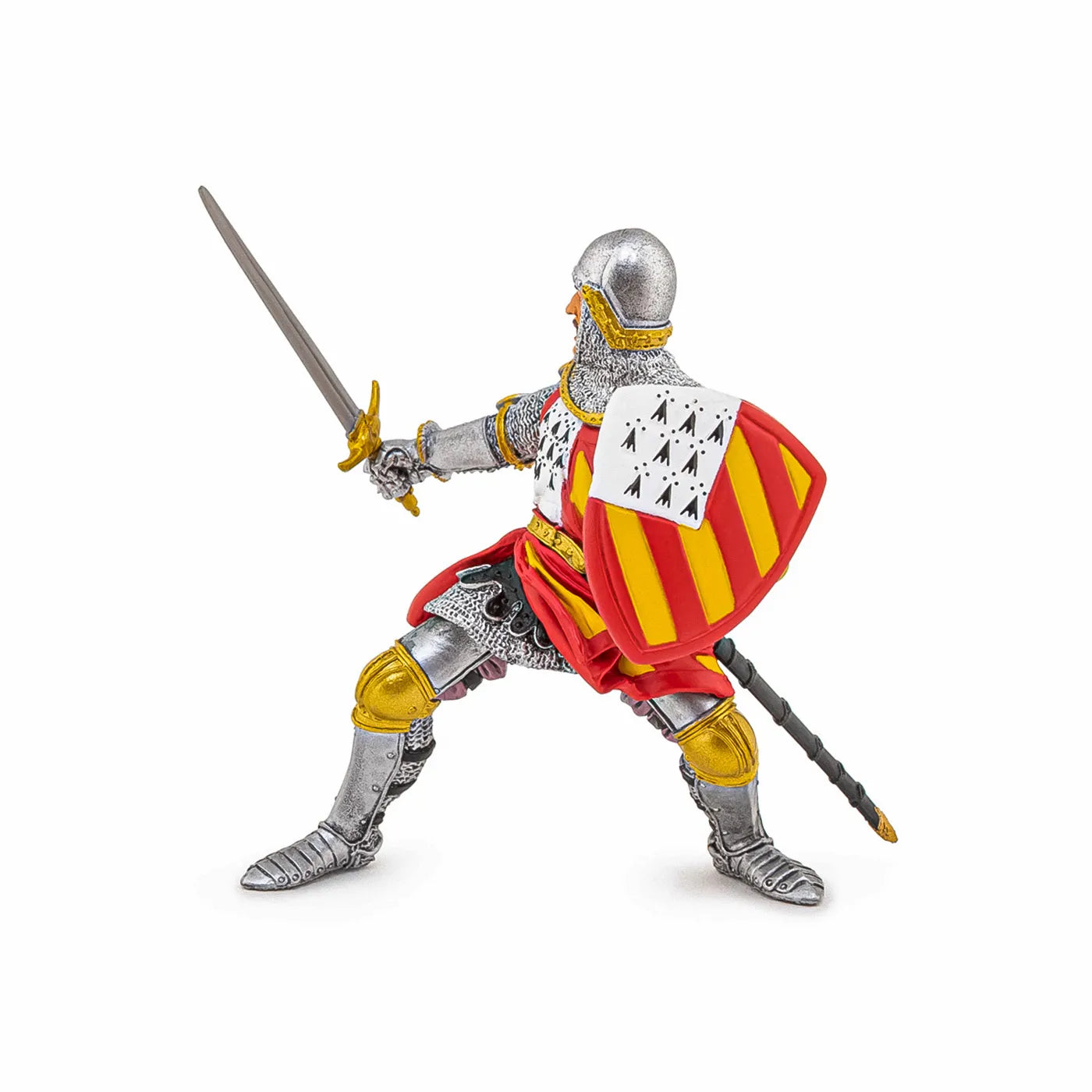 PAPO FIGURINA CAVALER IN TURNIR, PERSONAJE MEDIEVALE FANTASTICE