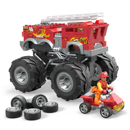 HOT WHEELS MONSTER TRUCK MEGA SET CONSTRUCTIE 5 ALARM, HOT WHEELS - MONSTER TRUCK