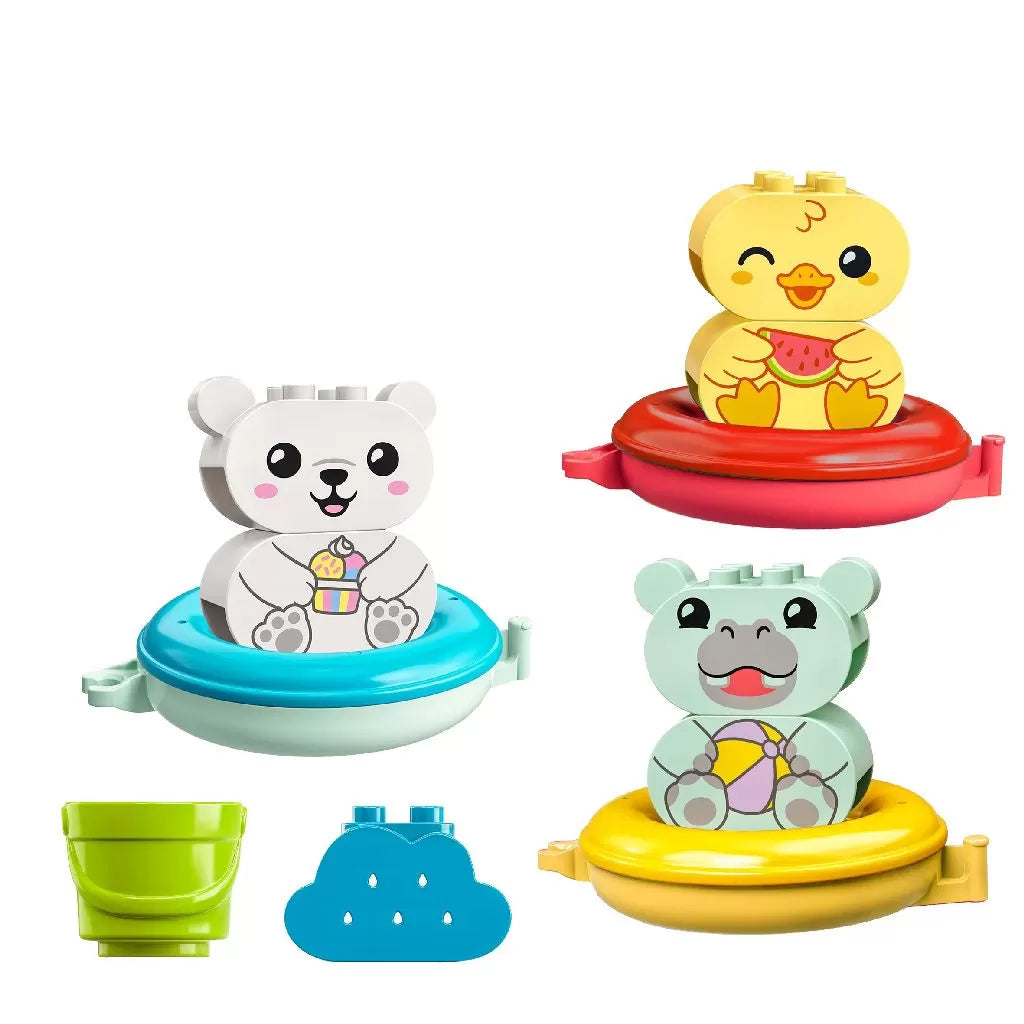 LEGO DUPLO DISTRACTIE LA BAIE TREN CU ANIMALE PLUTITOARE 10965, LEGO DUPLO
