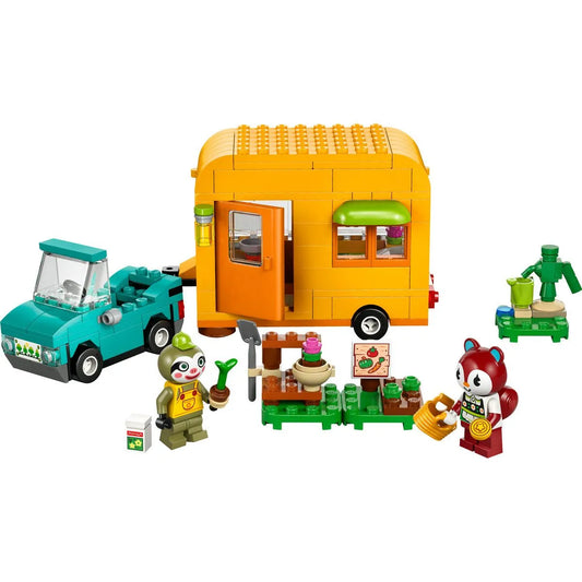 LEGO ANIMAL CROSSING CARAVANA SI MAGAZINUL DE GRADINARIT AL LUI LEIF 77054, LEGO ANIMAL CROSSING