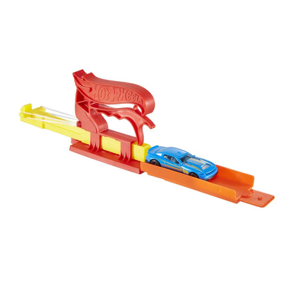 HOT WHEELS SET LANSATOR PORTABIL ROSU SI MASINUTA, HOT WHEELS - VEHICULE