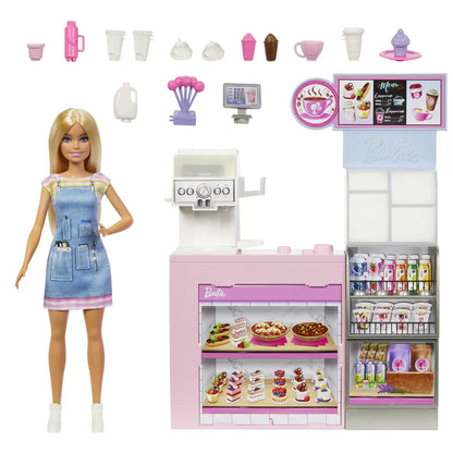 BARBIE PAPUSA BARBIE YOU CAN BE SET CAFENEA , BARBIE - I CAN BE