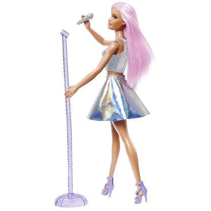 BARBIE PAPUSA BARBIE YOU CAN BE SET BARBIE STAR POP SI MICROFON, BARBIE - I CAN BE