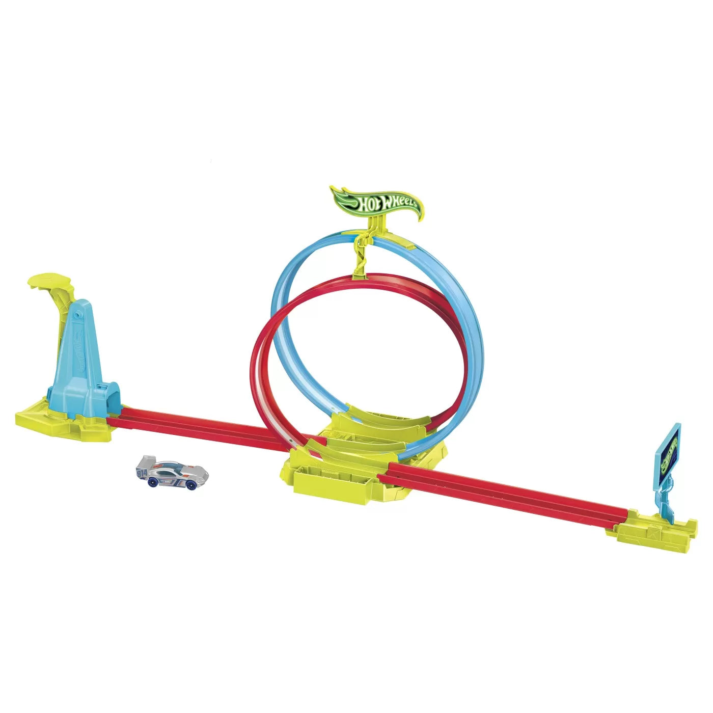 HOT WHEELS PISTA LASER STUNT SLAMWAY , HOT WHEELS - CITY