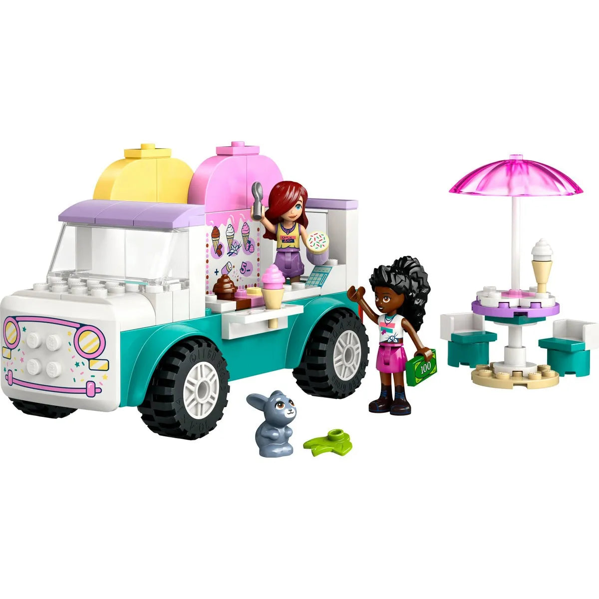 LEGO FRIENDS FURGONETA DE INGHETATA IN ORASUL HEARTLAKE 42644, LEGO FRIENDS
