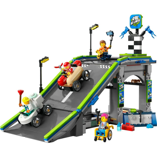 LEGO CITY FARA LIMITE: RAMPA PENTRU CURSE DE MASINI 60460, LEGO CITY