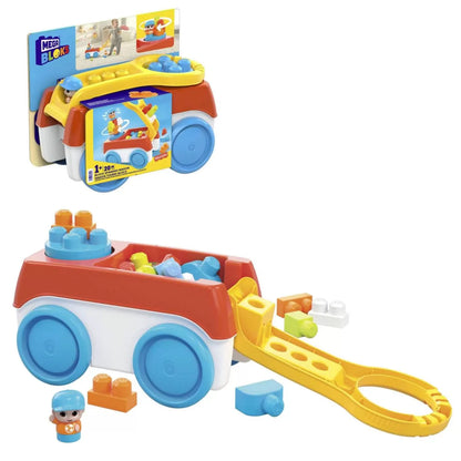 MEGA BLOKS SET DE CONSTRUCTIE 20 PIESE CARUCIORUL CARE SE INVARTE, MEGA BLOKS
