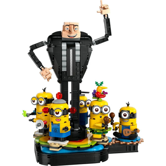 LEGO DESPICABLE ME4 GRU SI MINIONII DIN CARAMIZI 75582, LEGO MINIONS