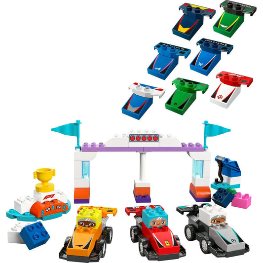 LEGO DUPLO ECHIPA F1: MASINI SI PILOTI DE CURSE 10445, LEGO DUPLO