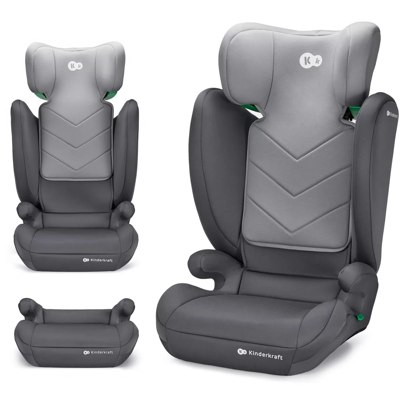 SCAUN AUTO KINDERKRAFT I-SPARK, I-SIZE 100-150 CM, GREY, KINDERKRAFT