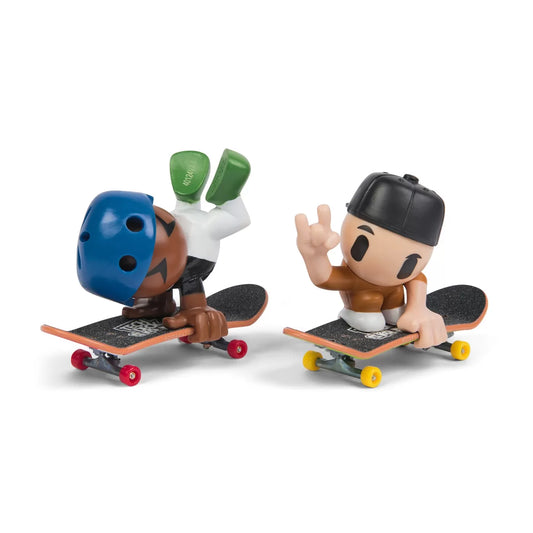TECH DECH SK8 CREW PACHET 2 SETURI PLACA SI FIGURINA 9.6CM SAPCA NEAGRA SI CASCA ALBASTRA, TECH DECK