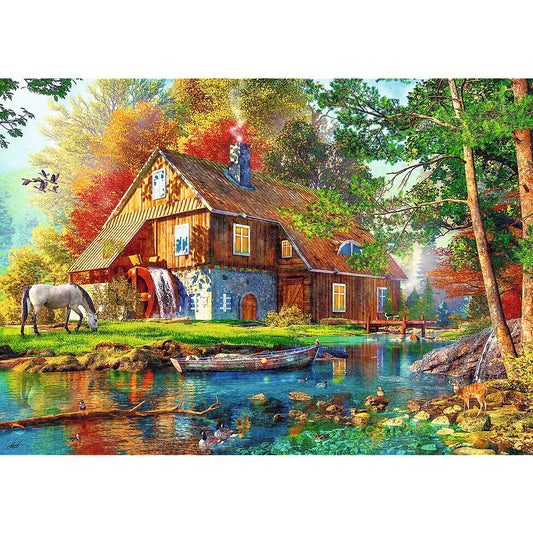 PUZZLE TREFL 500 CABANA LANGA RAU, TREFL 500P