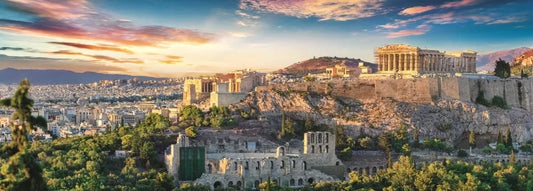 PUZZLE TREFL 500 PANORAMA ACROPOLIS ATENA, TREFL 500P