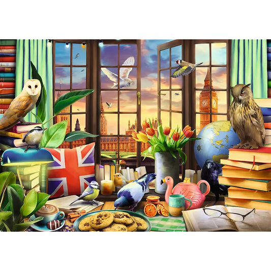 PUZZLE TREFL 1000 PREMIUM PLUS TEA TIME TOATE LUCRURILE BRITANICE, TREFL 1000P
