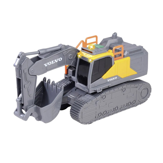 DICKIE EXCAVATOR VOLVO CU SENILE SUNETE SI LUMINI, DICKIE