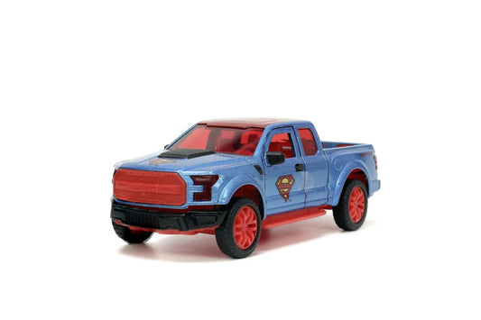 JADA DC SET FIGURINA METALICA SUPERMAN SI MASINUTA 2017 FORD F 150 RAPTOR SCARA 1:32, JADATOYS