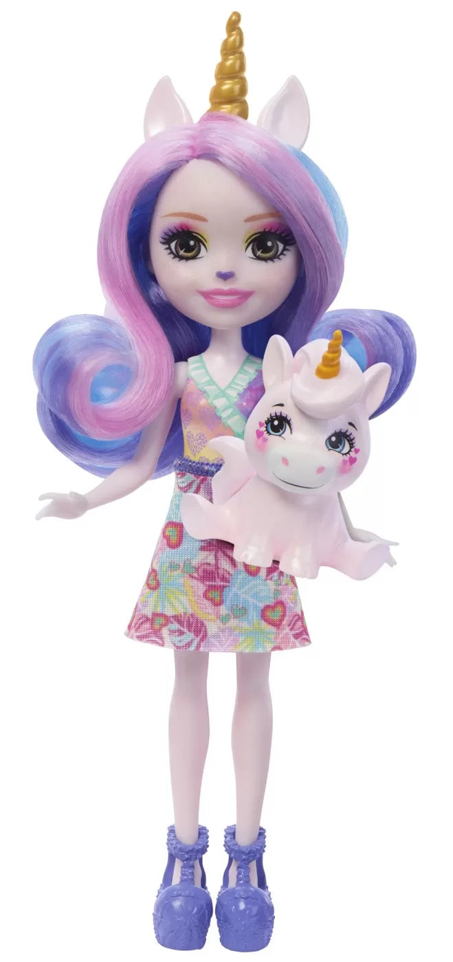 ENCHANTIMALS PAPUSI SI ANIMALUTE ULIA UNICORN SI PACIFICA, ENCHANTIMALS - PAPUSI
