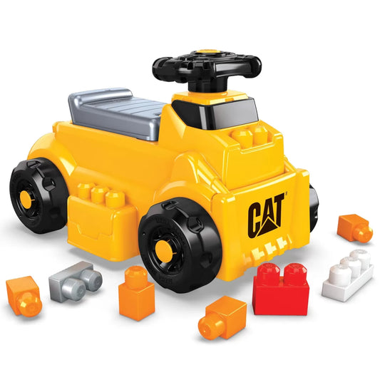 MEGA BLOKS VEHICUL DE CONSTRUIT CAT 10 PIESE , MEGA BLOKS